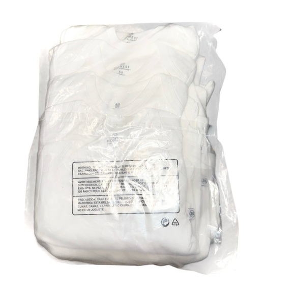 New HonestBaby 10-pack Short Sleeve Bodysuits One-piece 100% Organic Cotton - Picture 2 of 4